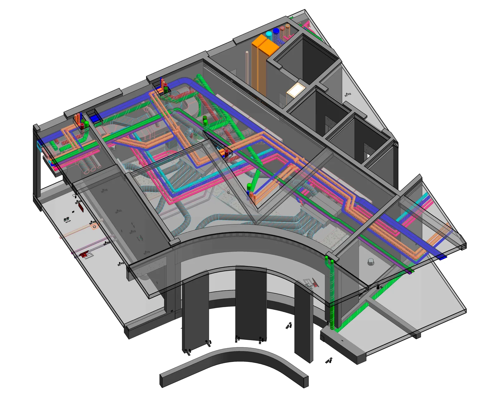 2D AND 3D MEP PRE-COORDINATION AND COORDINATION